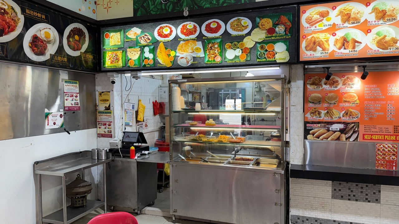 Indian-Muslim food stall inside Soon Hong Eating House at A'POSH BIZHUB